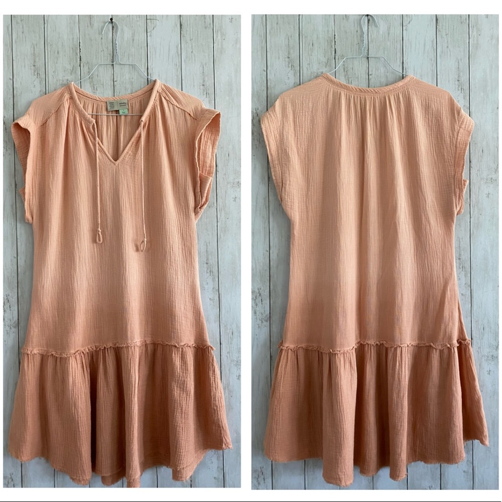 Anthropologie Drop Waist Tunic Dress